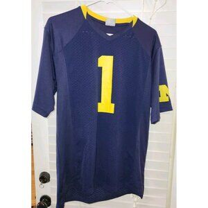 MICHIGAN WOLVERINES #1 adult SMALL 34/36 football jersey
